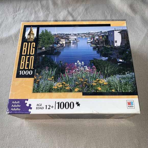 Big Ben 1000 piece jigsaw puzzle "Seattle Washington" 2009 NIB - Picture 1 of 4